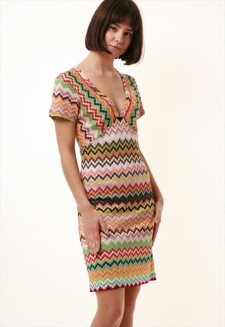 90S VINTAGE MISSONI LIGHTWEIGHT MINI DRESS 1153