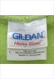 VINTAGE GILDAN PRINTED HOODIE - L
