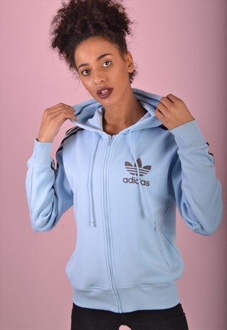 BLUE ADIDAS HOODIE GTJ3285