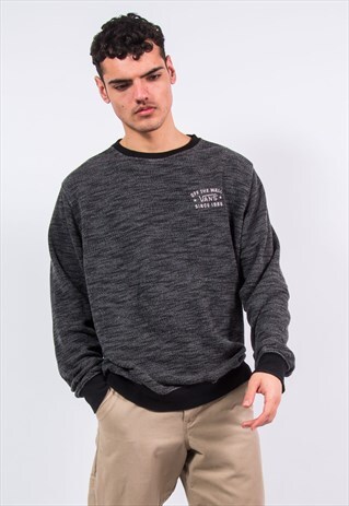 VANS GREY KNIT JUMPER