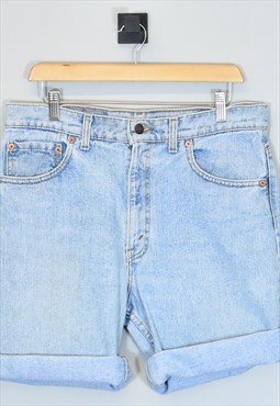 Vintage Levis Denim Shorts Blue Large