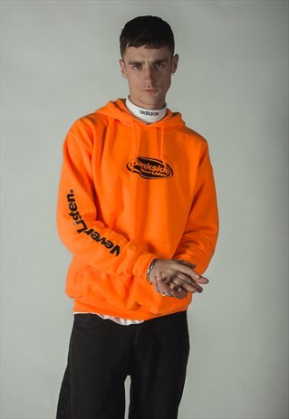 orange heavyweight hoodie