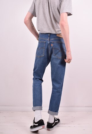 LEVI'S 805 MENS VINTAGE JEANS W33 L28 BLUE 90S