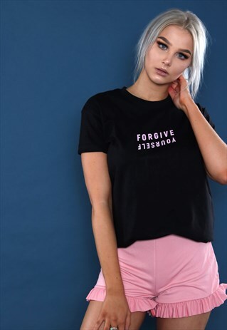FORGIVE YOURSELF BLACK TSHIRT