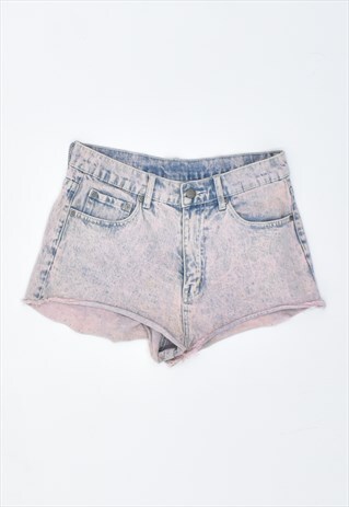 VINTAGE 90'S CHEAP MONDAY DENIM SHORTS BLUE