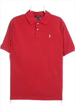 Vintage 90's Ralph Lauren Shirt Short Sleeve Quarter Button