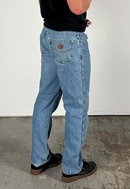 Vintage Carhartt Jeans Men's Light Blue