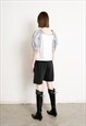 VINTAGE 90S WIDE LEG SHORTS GREY