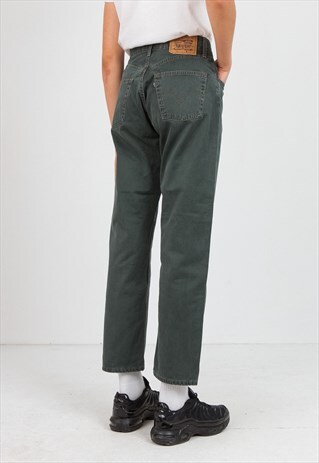 VINTAGE GREEN LEVI'S DENIM JEANS