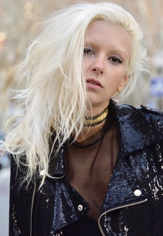 GOLD METALLIC PARTY CHOKER
