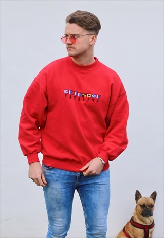 CATALINA USA MINIMALIST FLAG VINTAGE SWEATSHIRT