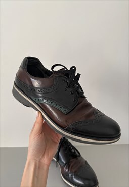 Prada Brogue Leather Derby Formal Shoes