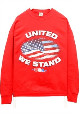 Fruit of the Loom 90's United We Stand Crewneck Sweatshirt X