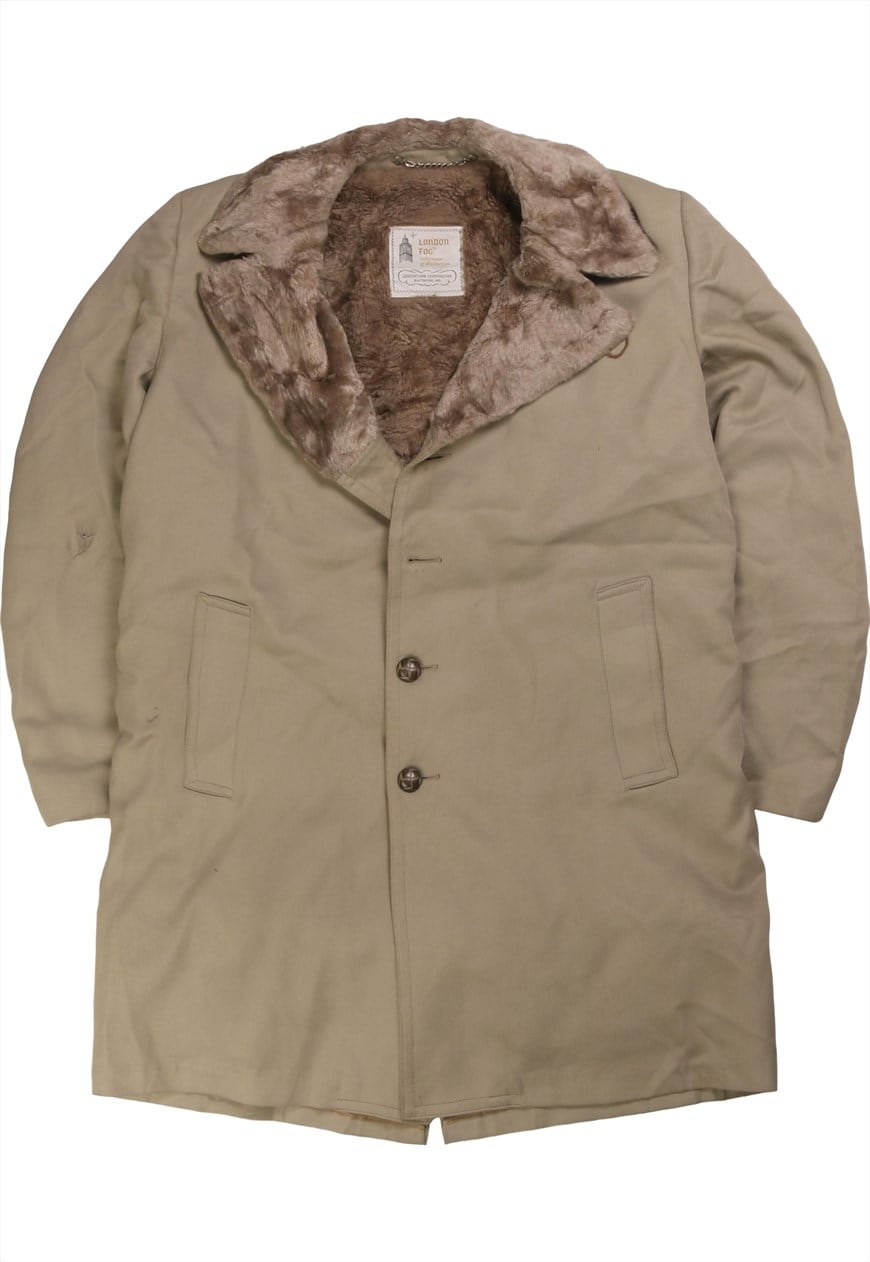 London fog outlet beige trench coat