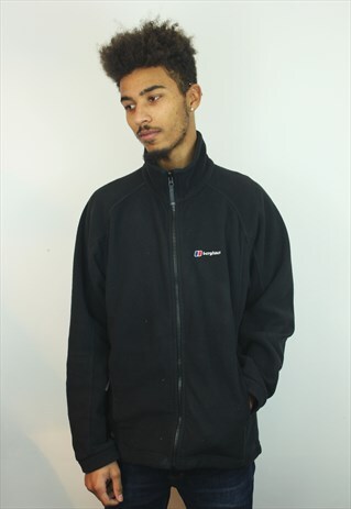 VINTAGE BERGHAUS ZIP-UP FLEECE, MEDIUM
