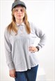 Vintage 90's polo top in grey