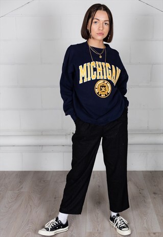 VINTAGE JAN SPORT MICHIGAN UNISEX SWEATSHIRT