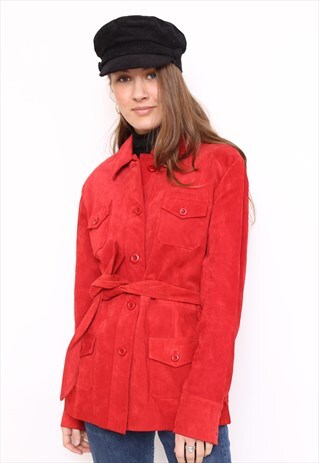 VINTAGE DICKIES RED SUEDE JACKET