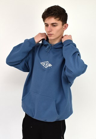 G&G UNISEX INDIGO DIAMOND HOOD