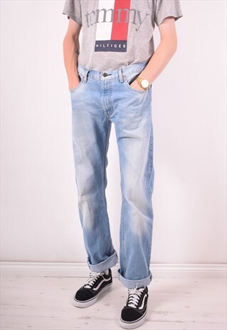 LEVI'S 505 MENS VINTAGE JEANS W31 L32 BLUE 90S