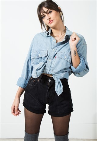 VINTAGE LEVI'S DENIM SHIRT / S5347