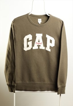 Vintage Gap Crewneck Spell out Logo Sweatshirt Green