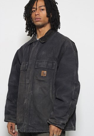 VINTAGE CARHARTT WORKWEAR JACKET BLUE