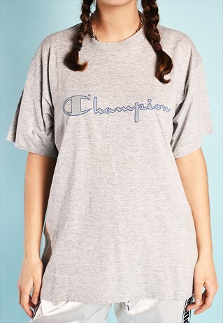 90'S RETRO CHAMPION OVERSIZED SPORTS TOP T-SHIRT