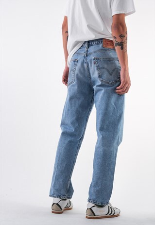 VINTAGE LEVIS 550 DENIM PANTS TROUSERS 90S BLUE