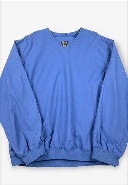 Vintage IZOD Golf Windbreaker Jacket Blue XL BV17939