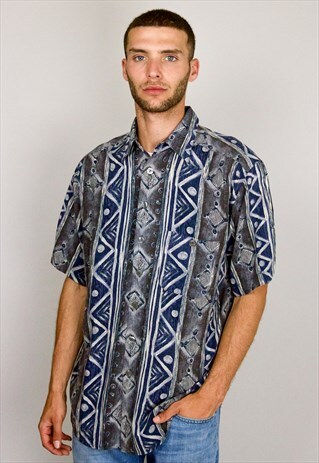 VINTAGE 90S PATTERNED SHIRT