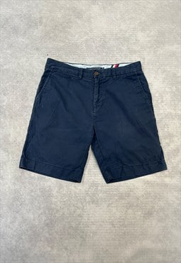 Tommy Hilfiger Shorts Blue Chino Shorts with Logo