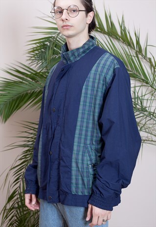 VINTAGE, DOPE LIGHTWEIGHT, TEAL BOMBER JACKET FROM THE 90S