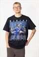 DIDIER DROGBA UNISEX PRINTED T-SHIRT IN BLACK