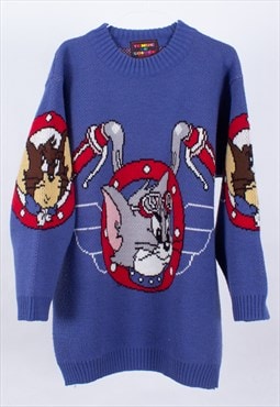 Vintage Tom & Jerry Knitted Jumper