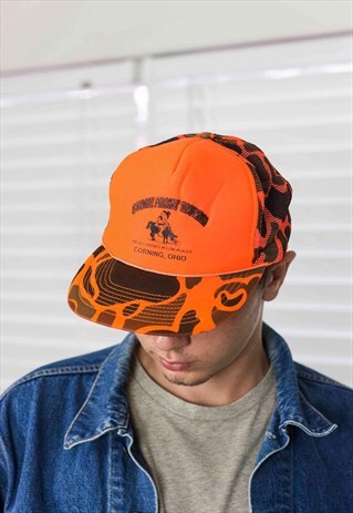 VINTAGE STONE FRONT TAVERN CAMO TRUCKER CAP 90S ONE SIZE 2.0