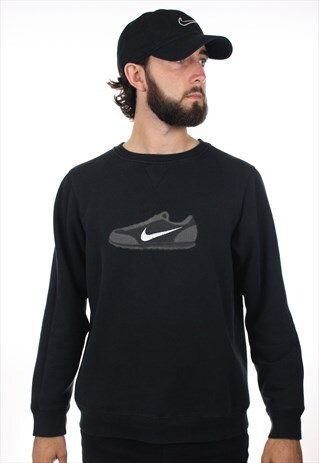 VINTAGE NIKE BIG LOGO SWEATSHIRT JUMPER