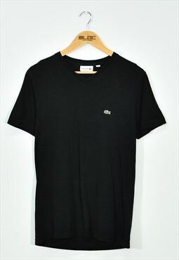 Vintage Lacoste T-Shirt Black Small