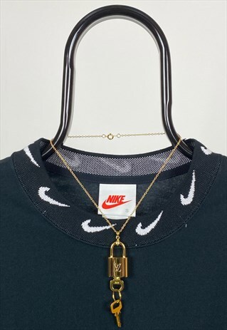 LOUIS VUITTON PADLOCK NECKLACE IN SHINY GOLD COLOUR