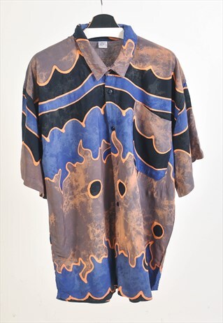 VINTAGE 90S SHIRT IN ABSTRACT PRINT
