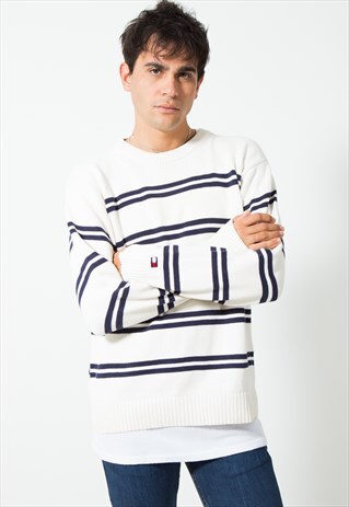 VINTAGE 80S TOMMY HILFIGER KNIT JUMPER / S248