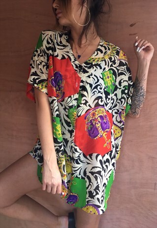OVERSIZED RETRO 90S 80S VINTAGE UNISEX FESTIVAL SHIRT