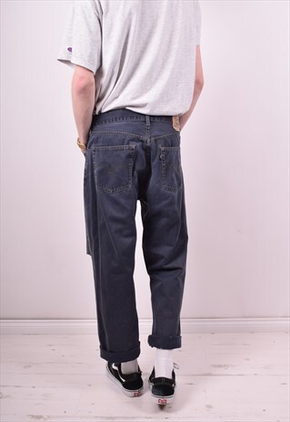 LEVI'S MENS VINTAGE JEANS W36 L27 BLUE 90'S