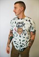 JUNGLECLUB TIE DYE T-SHIRT WITH TIGER PRINT