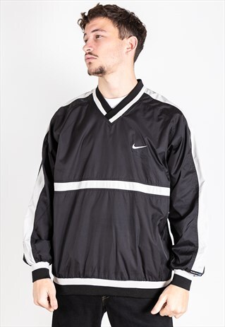 RETRO 80'S NIKE V-NECK PULLOVER JACKET / S0773