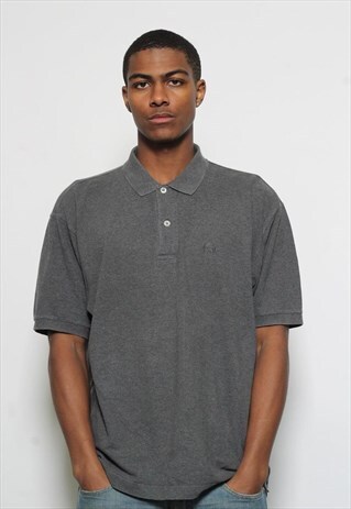 VINTAGE SERGIO TACCHINI POLO SHIRT GREY