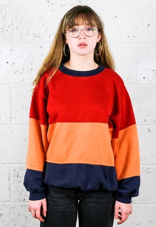 RETRO BLOCK COLOURED JUMPER