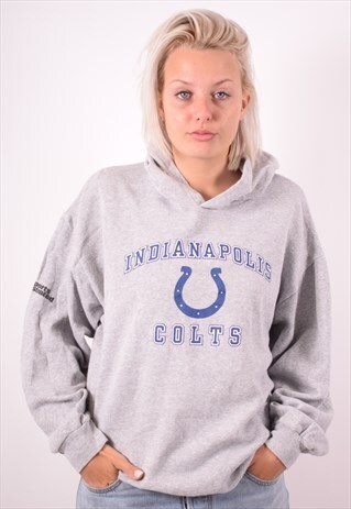 NFL WOMENS VINTAGE INDIANAPOLIS COLTS HOODIE SWEATER XXL 90S