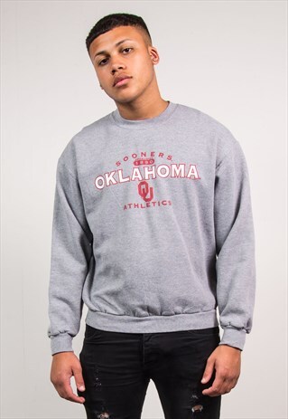 USA COLLEGE SWEATSHIRT OKLAHOMA UNIVERSITY