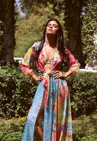 JUNGLE PRINT KAFTAN